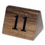 Numéro de Table 11-20 Olympia", "Numéros de Table en Bois 11 à 20