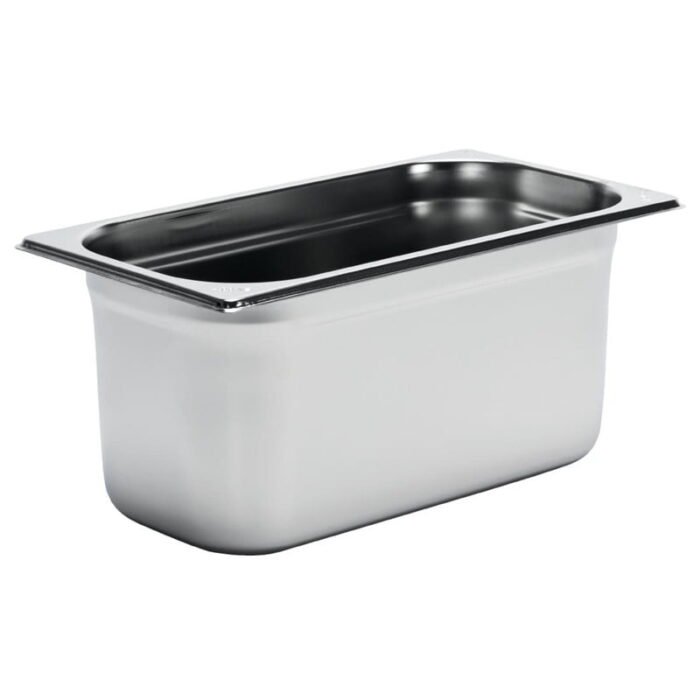 Bac Gastronorme GN1/3 Gastro M 150mm en inox, avec une capacité de 6,75 L | Easychr.com