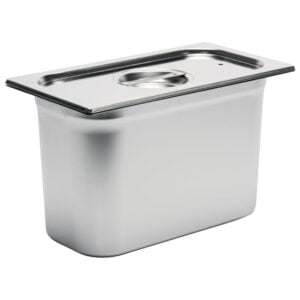 Bac Gastro Inox GN1/3 Gastro M 200mm, parfait pour la restauration professionnelle. Capacité de 9 L, design ergonomique et durable en inox AISI 304 | Easychr.com