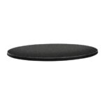 Plateau de table rond Topalit Classic Line 80cm anthracite