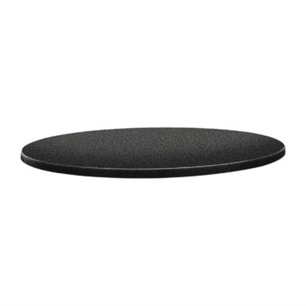 Plateau de table rond Topalit Classic Line 80cm anthracite