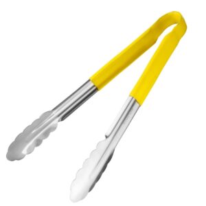 Pinces de service jaunes à code couleur Hygiplas 300mm