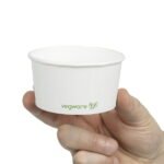 Bols à soupe ou glace compostables Vegware 170ml