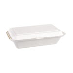 barquettes alimentaires 248mm recyclables en bagasse