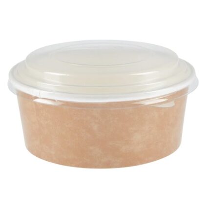 Pots alimentaires kraft recyclables avec couvercles Colpac 700ml