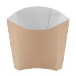 Etuis à frites moyens kraft compostables Colpac