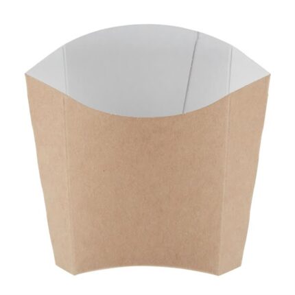 Etuis à frites moyens kraft compostables Colpac