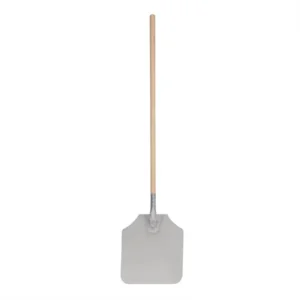 Grande Pelle à Pizza Vogue : plateau spacieux, manche en bois. Dimensions de 305mm x 355mm