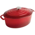 Cocotte ovale rouge Vogue 5L en fonte