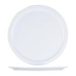 assiettes à pizza avec rebord