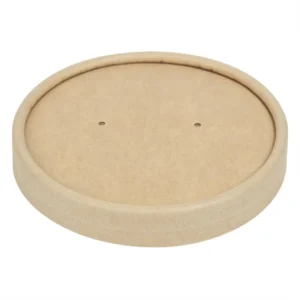 Couvercles pour bols à soupe kraft micro-ondables recyclables Colpac 225ml et 350m