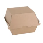 Petites boîtes hamburger compostables kraft Fiesta Compostable 105mm