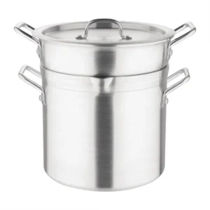 Marmite bain marie 10L aluminium Vogue