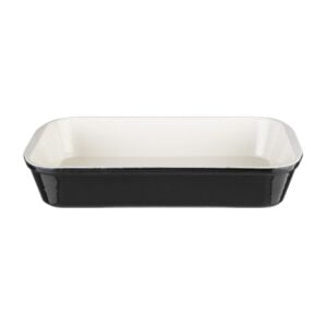 Plat en fonte rectangle noir Vogue