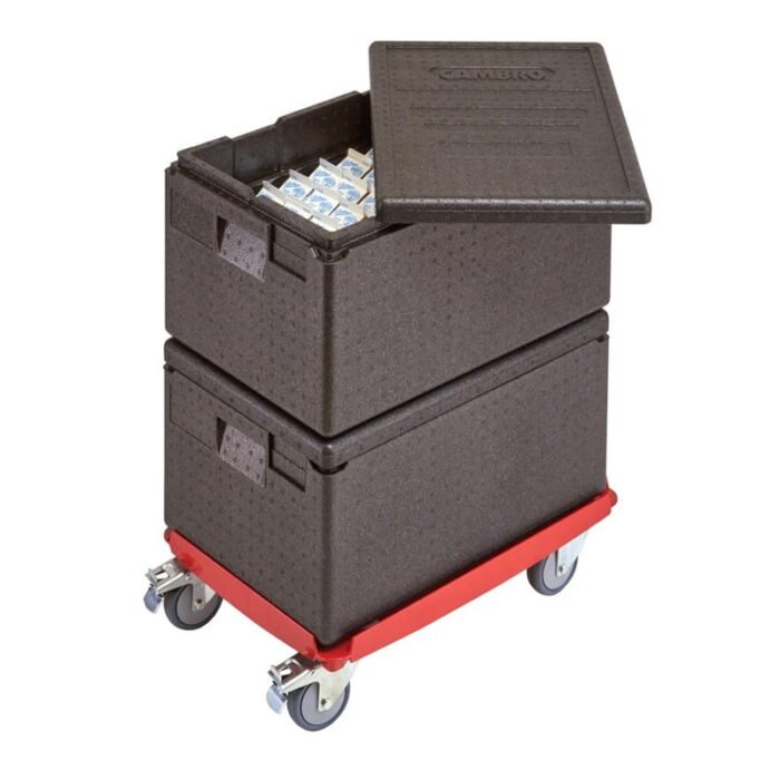 GoBox Cambro GN 1/2 : Boîte Isotherme pour Professionnels | Cambro sur roulettes.