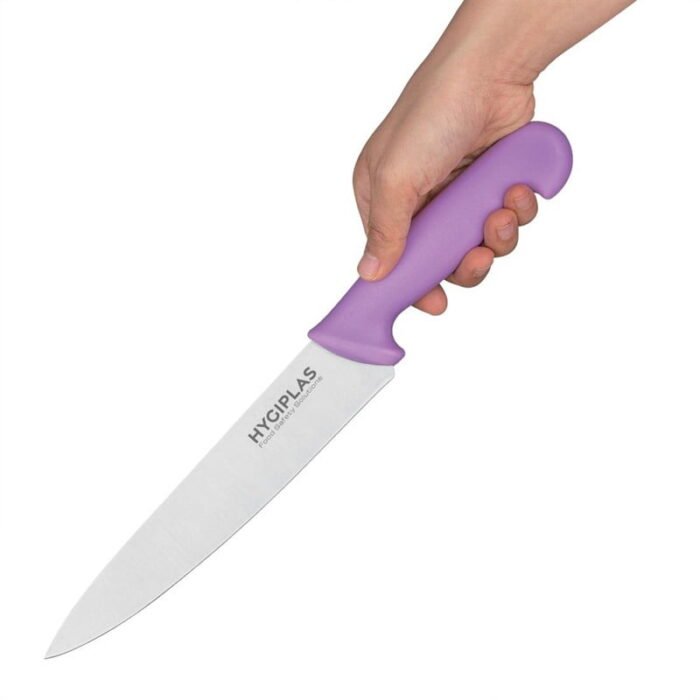 "Couteau de cuisinier Hygiplas violet 21,5cm"