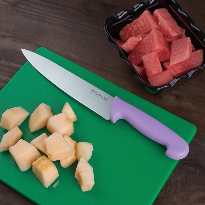 "Couteau de cuisinier Hygiplas violet 21,5cm"
