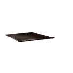 Plateau de table carré Topalit Smartline 70x70cm wengé