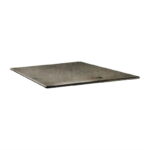 Plateau de table carré Topalit Smartline 70x70cm béton