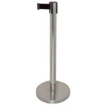 Barrière rétractable à sangle Bolero noire 3m