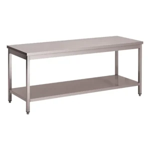 TABLE DEMONTABLE CENTRALE TOUT INOX