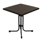 Table de patio démontable Limburg Pizarra 70 x 70 cm