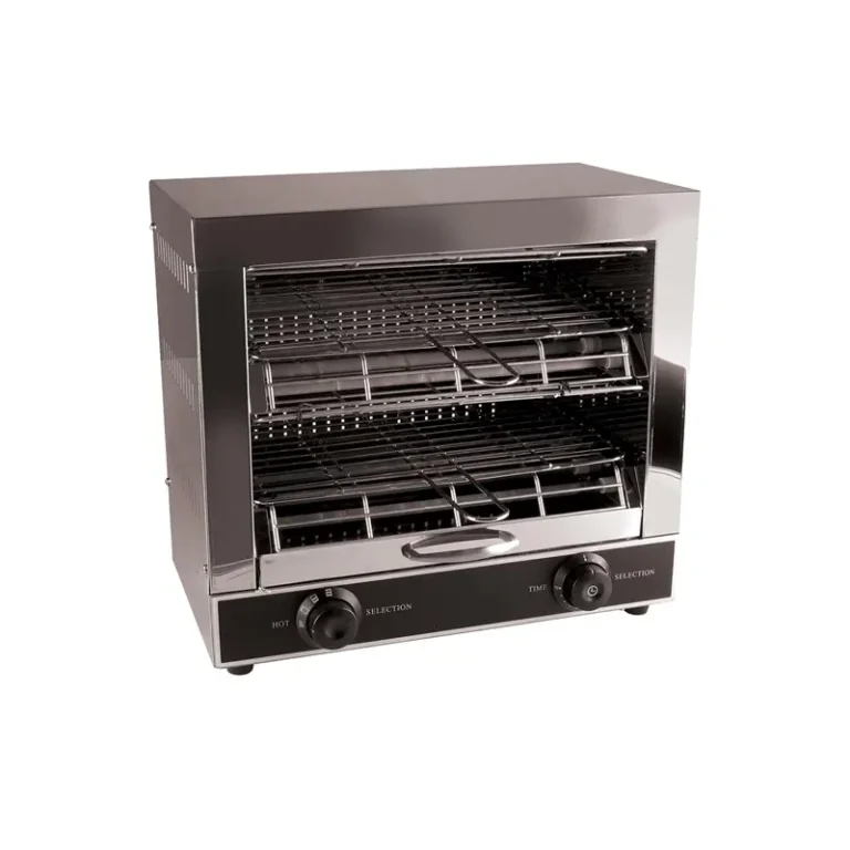 Toaster inox double niveaux