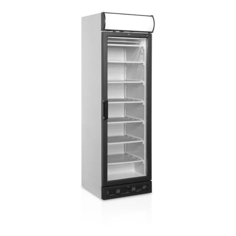 Congélateur vitré avec canopy lumineux 300L spécialement conçu pour les cuisines professionnelles
