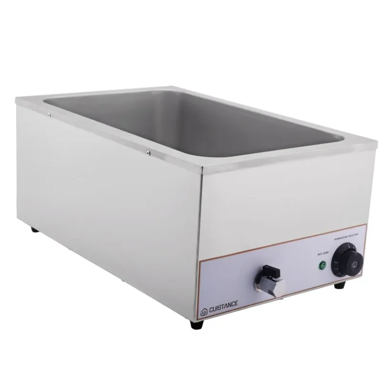 Bain-marie CUISTANCE – GN 1/1, thermostat réglable et vidange facile
