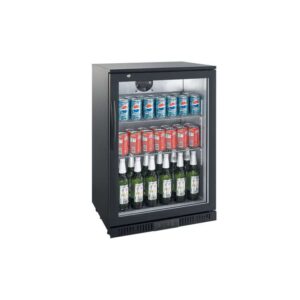 Arrière de bar professionnel noir - CUISTANCE - 1 porte coulissante - 600mm 2