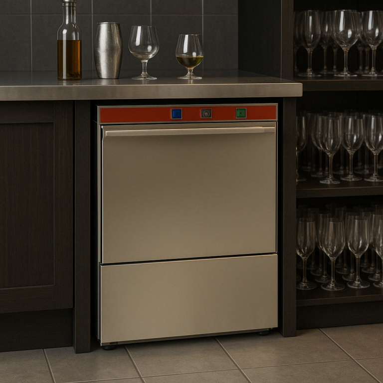 Lave-vaisselle professionnel sous-comptoir en inox | Easychr.com