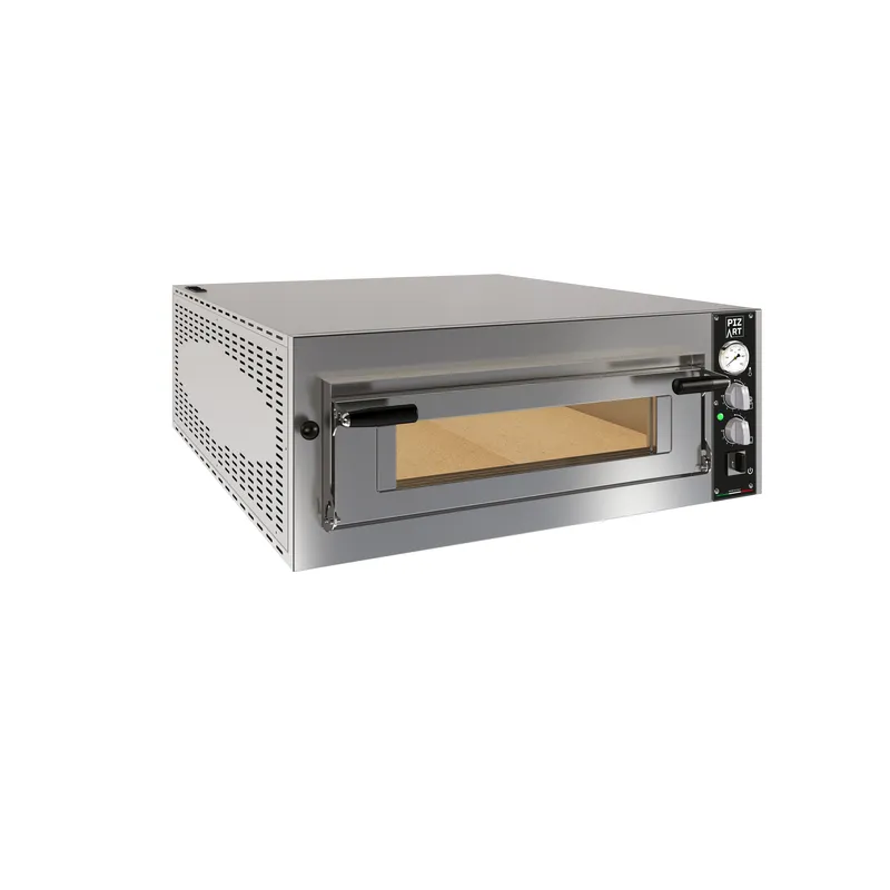 Four à pizzas électrique 6 pizzas – 1 chambre – Inox – 7,55 kW