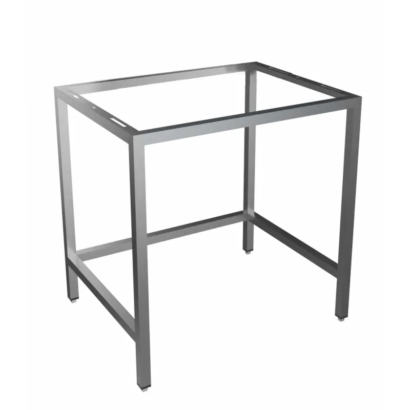 Easychr . Support inox soudé – pour four 4+4 EASYCHR – P010004 – Vérins réglables