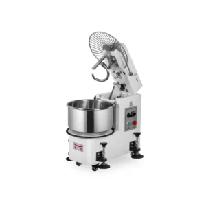 Pétrin à spirale professionnel avec tête relevable - 20L | easychr.com