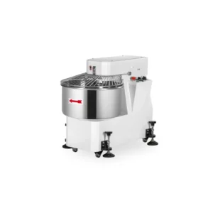 Pétrin à spirale professionnel avec tête fixe - 2 vitesses - 40L | easychr.com