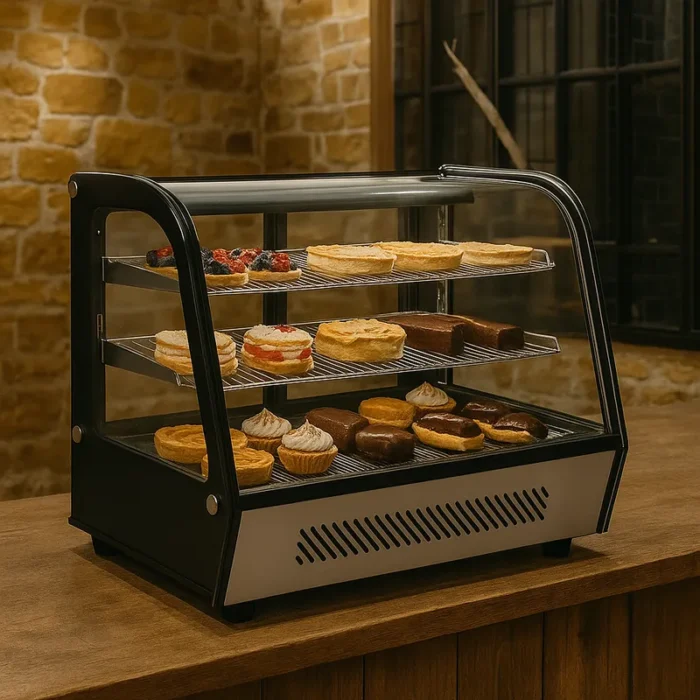 Vitrine à Desserts Arrondie CUISTANCE – 120 Litre – Image 2