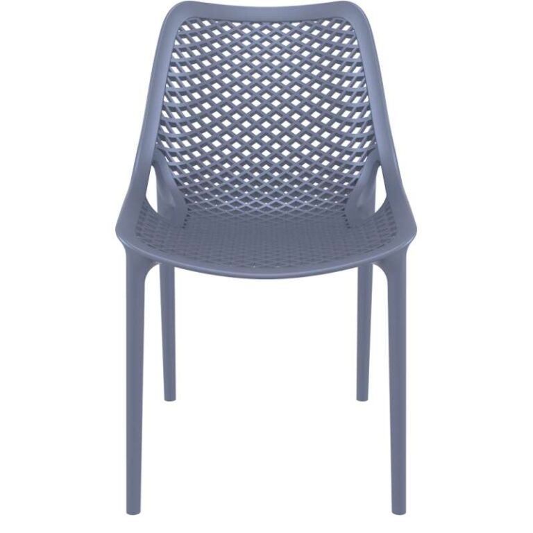 Chaise de collectivité grise CHVEASY02, robuste et facile à entretenir pour un usage intensif - easychr.com