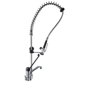 Douchette mitigeur monotrou L2G pour plonge – Commande au coude et portée maximale