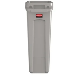 Collecteur avec évents Slim Jim Rubbermaid 60L gris/5