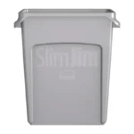 Collecteur avec évents Slim Jim Rubbermaid 60L gris/4