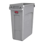 Collecteur avec évents Slim Jim Rubbermaid 60L gris/6