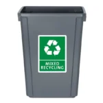 Poubelle Jantex Slim grise 60 L -1 | easychr.com