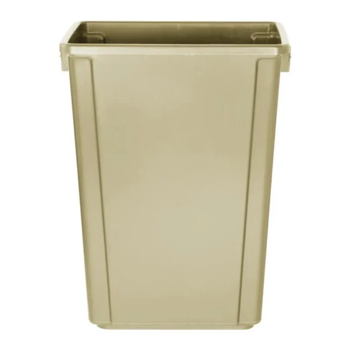 Poubelle inox avec roues et couvercle Gastro M 50 L - (vue 6) | easychr.com