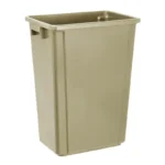 Poubelle inox avec roues et couvercle Gastro M 50 L - (vue 1) | easychr.com