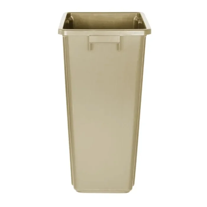 Poubelle inox avec roues et couvercle Gastro M 50 L - (vue 5) | easychr.com