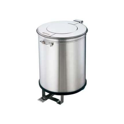 Poubelle inox 100L à pédale CUISTANCE – Hygiène et praticité professionnelles
