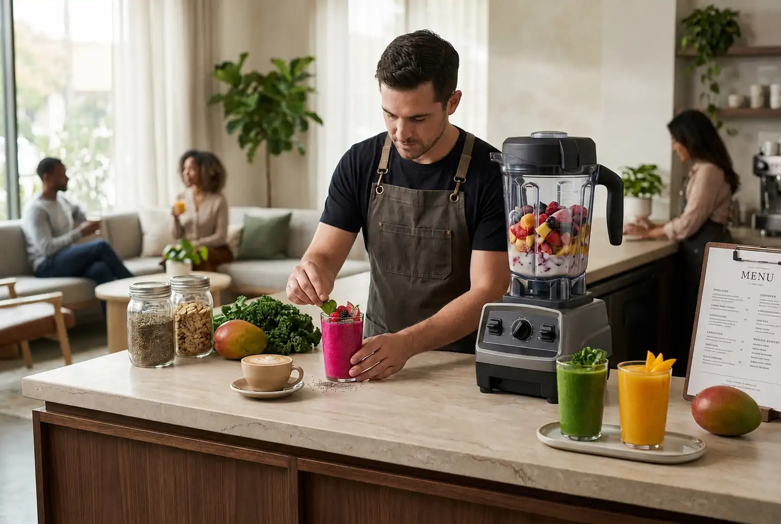 smoothie bar coffee shop professionnel blender CHR