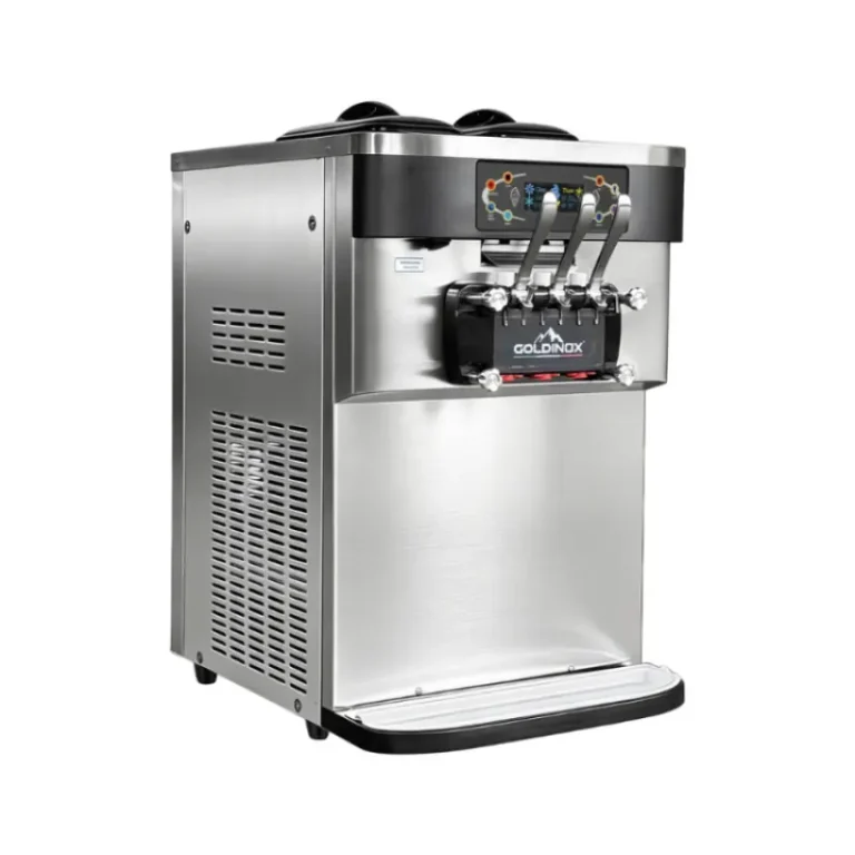 Machine à glace italienne GOLDINOX MCL909 - vue trois quarts