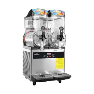 Machine à granita 2x14,5L GOLDINOX MHE842 - vue de face trois quarts
