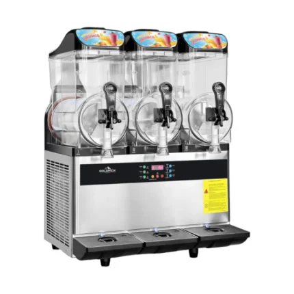 Machine à granita 3x14,5L GOLDINOX MHE843 - vue de face trois quarts